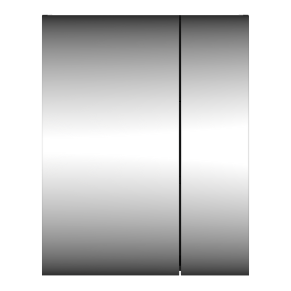 LUSTRO-01 - Szafka Wisząca z Lustrem 2D 60cm Czarny Mat