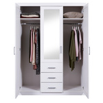 Szafa GERALDO drewniana biała