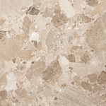 Actona Stolik Kawowy Okrągły Naxos Marmur Brązowy Latte Mat