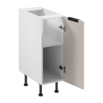 Szafka Kuchenna Dolna 1D Sorento D30 P/L Biały Mat Beżowy Mat