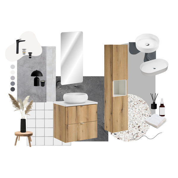 Blat Łazienkowy 40 cm NOVA OAK