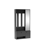 SPOT UNI - Garderoba 3-drzwiowa z Lustrem Grafit