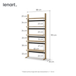 OLLIE OL-05 - Regał Dąb Olejowany