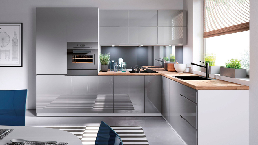 Szafka Kuchenna Dolna Otwarta D25PZ-P Aspen Grey Biały Mat