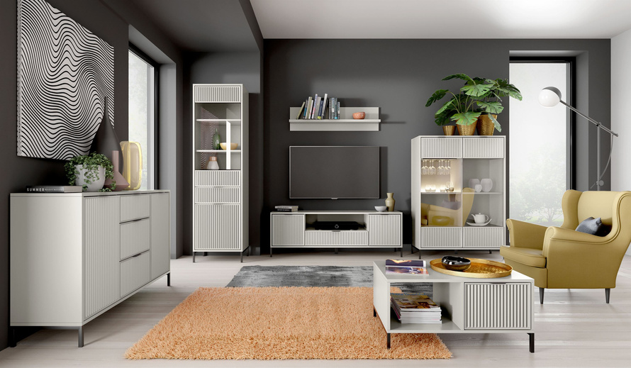 LINKaSTYLES-6 - Stolik Kawowy 1 Szuflada Cashmere
