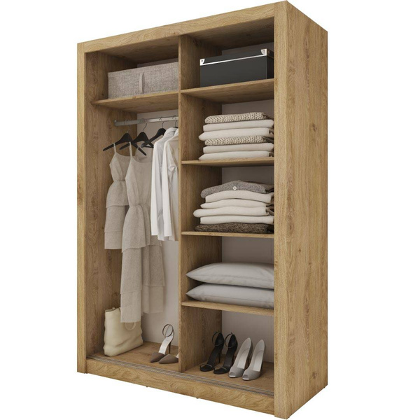 IDEA ID-17 - Szafa Przesuwna 2-drzwiowa Dąb Shetland