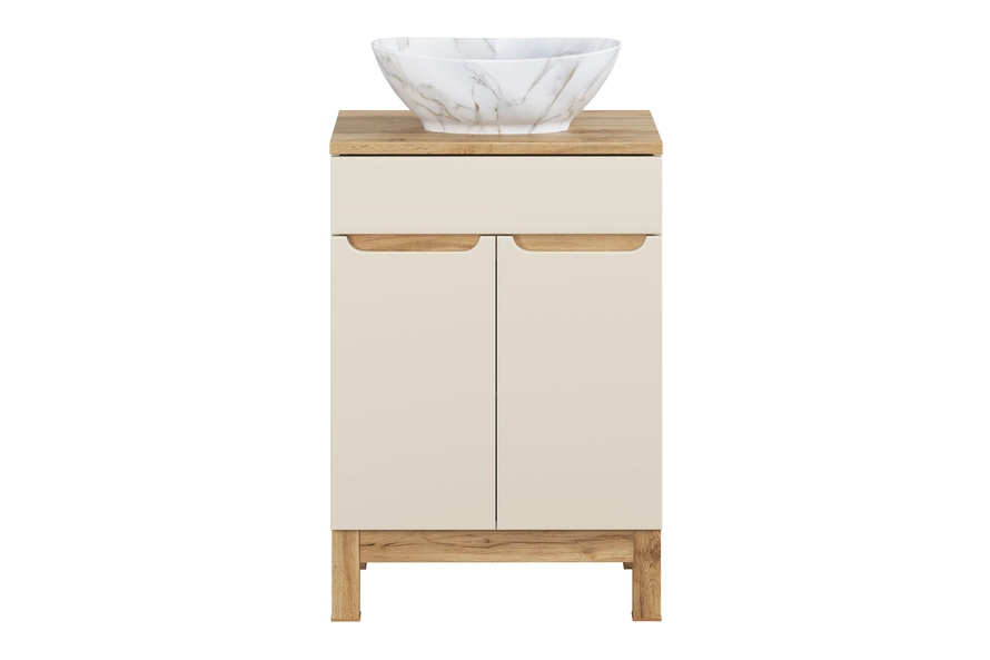 Zestaw Szafka z Umywalką i Blatem 60 cm Bali Cashmere