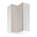 Szafka Kuchenna Górna 2D Narożna Sorento G60N2 Biały Mat Beżowy Mat