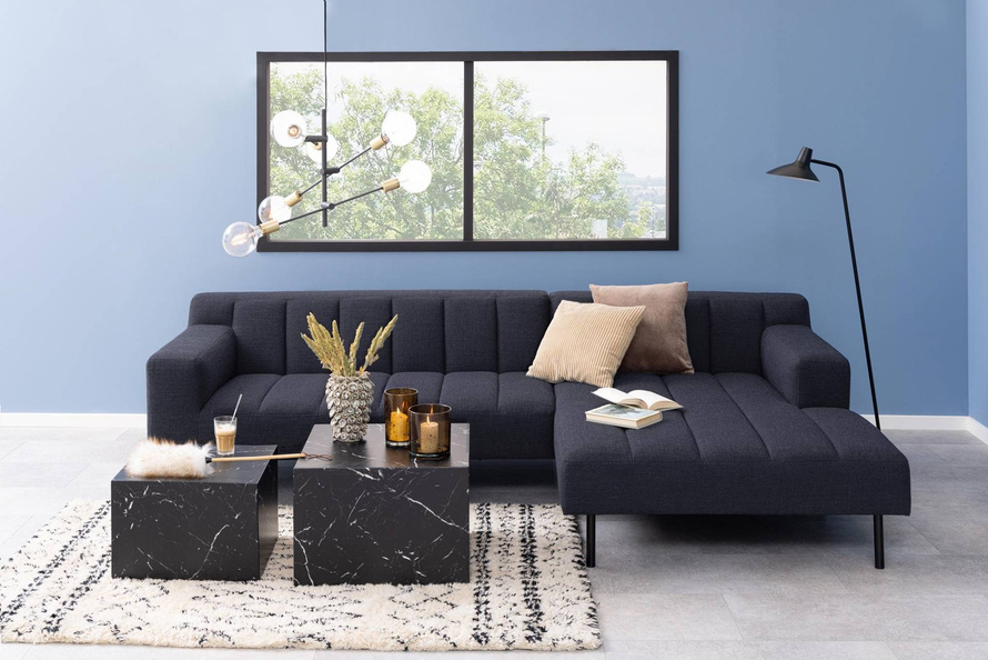 Actona Zestaw Stolików Kawowych Dice Czarny