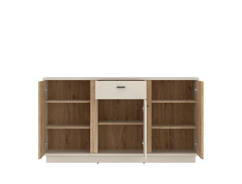 Mosano LUSK101 - Komoda 3D1S Cashmere Dąb Cremona