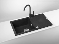 Zlewozmywak granitowy 1-komorowy z ociekaczem Evora