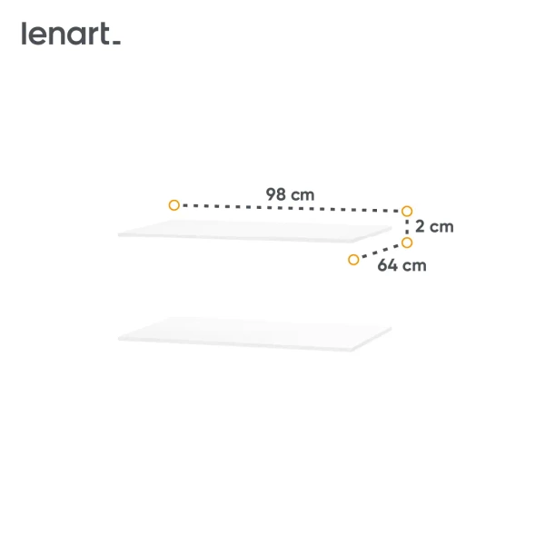 MAXI MX-14 - Dodatkowe 2 Półki Do Szafy MAXI MX-04