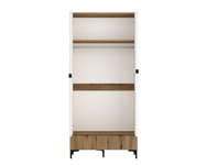 Ricko RIKS01 - Szafa 2D2S Biała/Dąb Coast Evoke