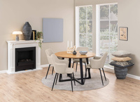 Actona Krzesło Z Podłokietnikiem Ilsa Beżowe