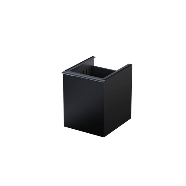 Oristo Szafka Niska z Koszem ETNA UNI 40 cm Czarny Mat