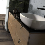 Oristo Szafka Niska SIENA UNI 40 cm Jasne Drewno