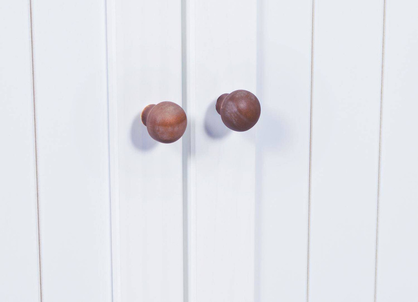 Kredens WESTERLAND 13 drewniany biały