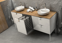 Oristo Szafka Niska SIENA 40 cm Czarny Mat