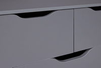 Komoda Silenzia 2S4S szara grafitowa