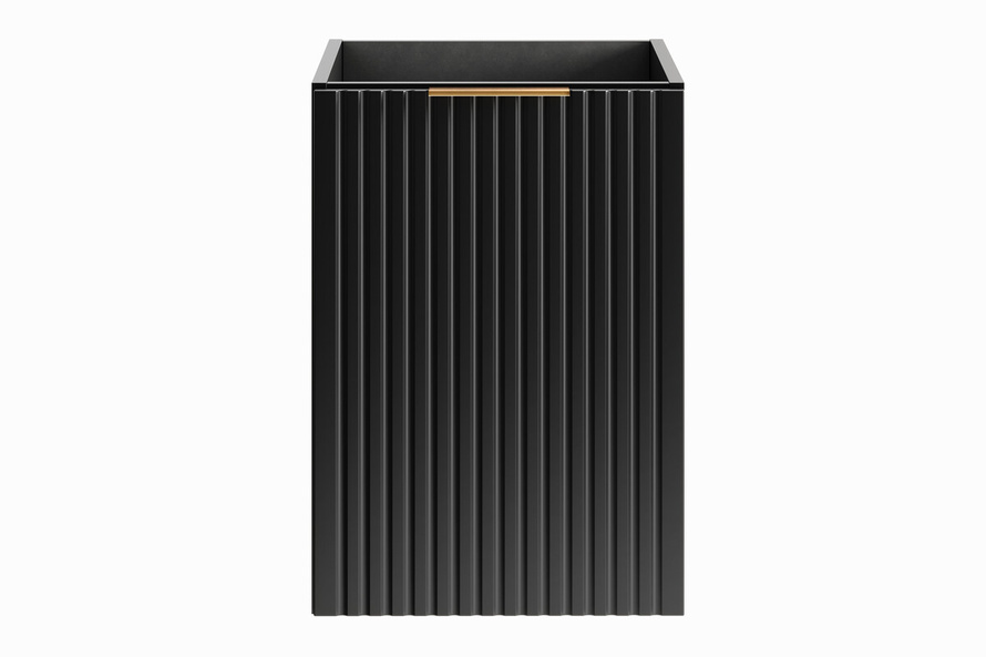 Adel Black Szafka pod Blat 40 cm 1 Drzwi z Koszem na Pranie
