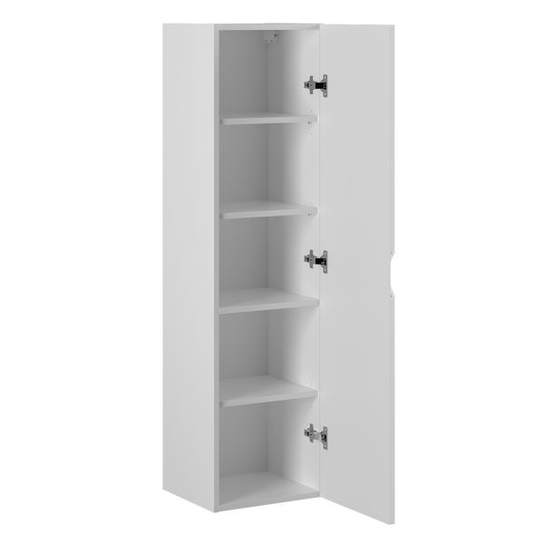 MONA-03 - Słupek Wysoki 1-drzwiowy 130cm Biały Mat