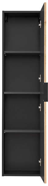 Słupek wysoki 1D Xilo Black Wotan