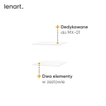 MAXI MX-11 - Dodatkowe 2 Półki Do Szafy MAXI MX-01