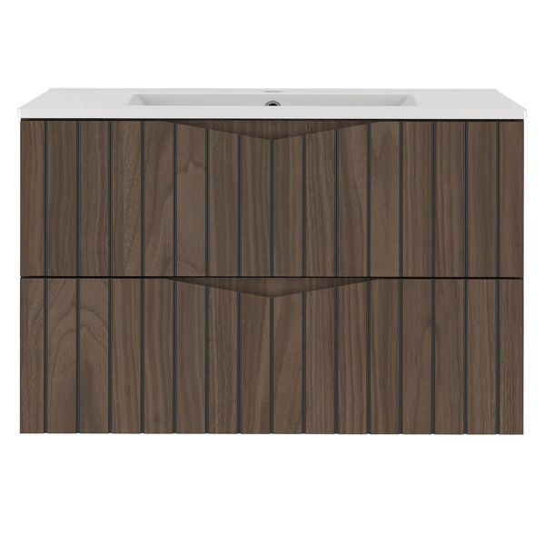 STELLA-01 - Szafka z Umywalką 2S 80cm Orzech Zestaw-3