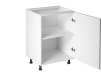 Szafka Kuchenna Dolna 1-drzwiowa D60 P/L Linea Grey Szary Mat