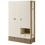 LENNY LY-01 - Szafa 3D3S Dąb Artisan/Beż/Truflowa