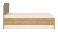 Lyon LYOZ02 - Łóżko 140 Z Podnośnikiem Dąb Riviera Jasne/Białe