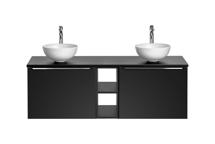 Zestaw Mebli Łazienkowych Santa Fe Black 140 cm