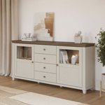 Evora WM - Komoda 2D4S Beż Jasny Dąb Dunin