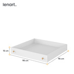 STORY SO-09 - Szuflada Do Łóżka Biała/Dąb Nash