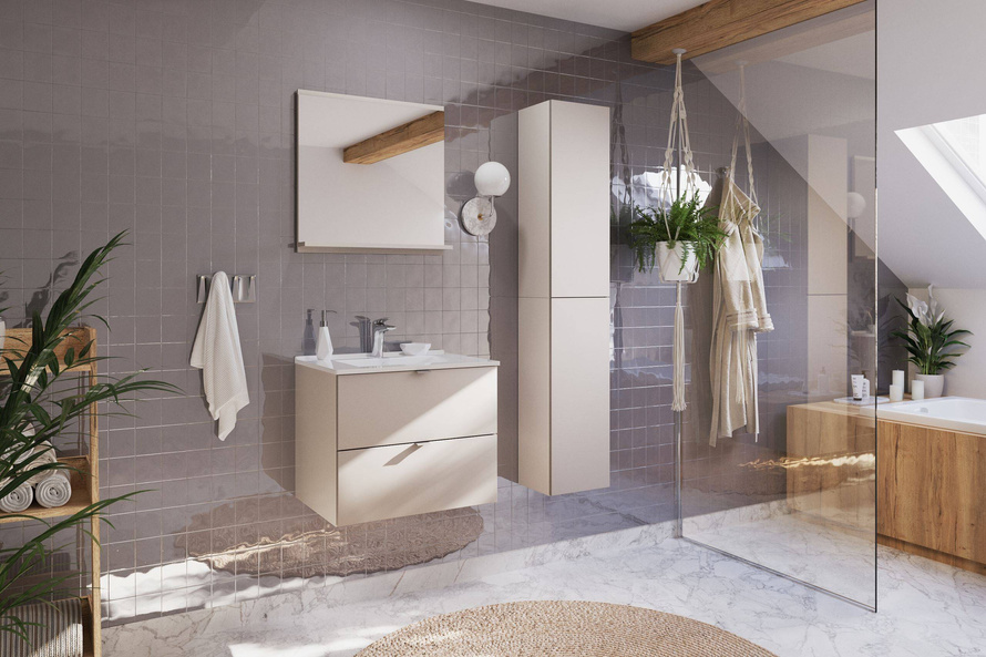 Szafka Pod Umywalkę 2S 80 cm Dalia Cashmere