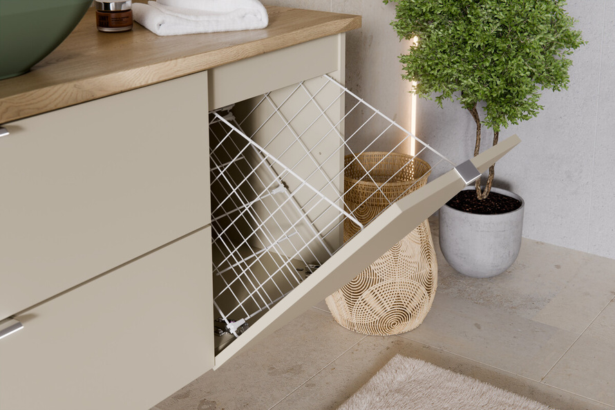 Dalia Cashmere Szafka pod Blat 40 cm 1 Drzwi z Koszem na Pranie