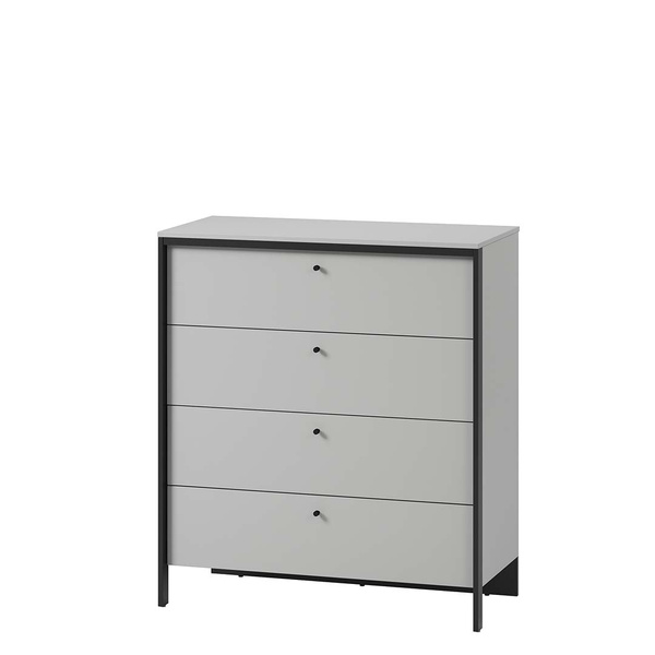 GRIS GS-03 - Komoda 4S Szara/Czarna