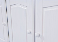 Komoda LIVIO drewniana biała