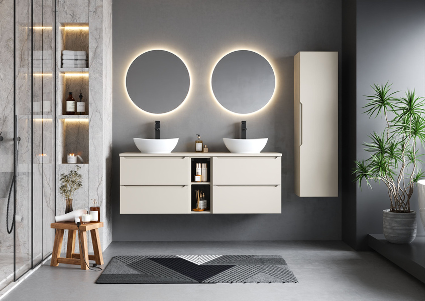 ETNA-03 - Słupek Wysoki 1-drzwiowy Kaszmir