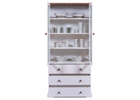 Witryna Westerland drewniana biała