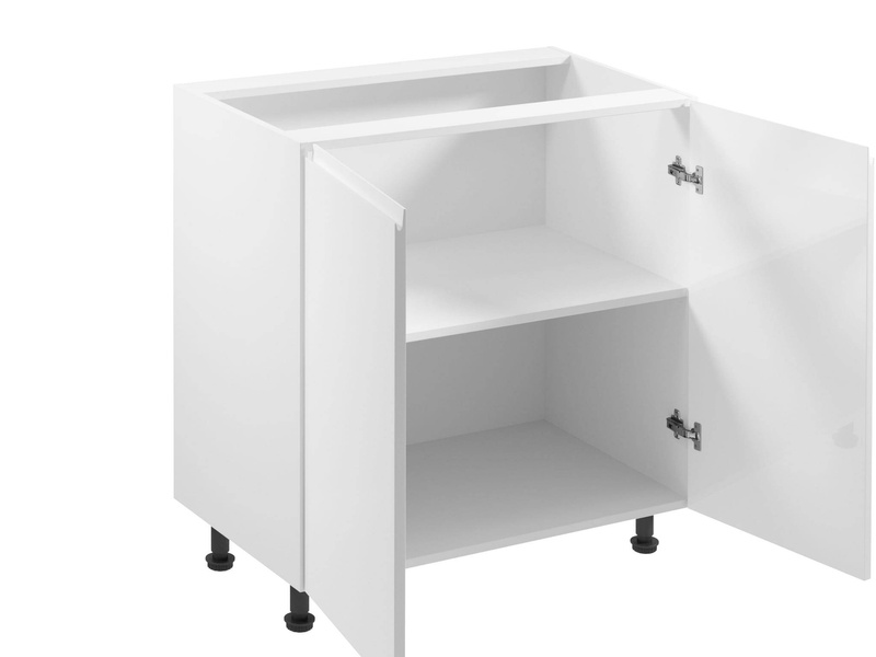 Szafka Kuchenna Dolna 2-drzwiowa D80 Aspen White Biały Połysk