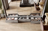 ARTI AR-01-3L - Szafa 3D3S Z Oświetleniem Szara