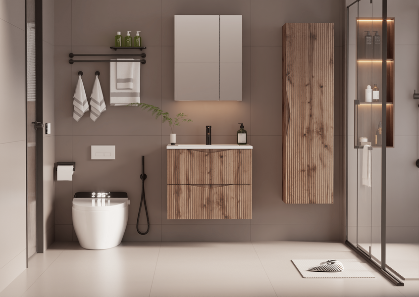 CLEO-03 - Słupek Wysoki 1-drzwiowy Dąb Wotan