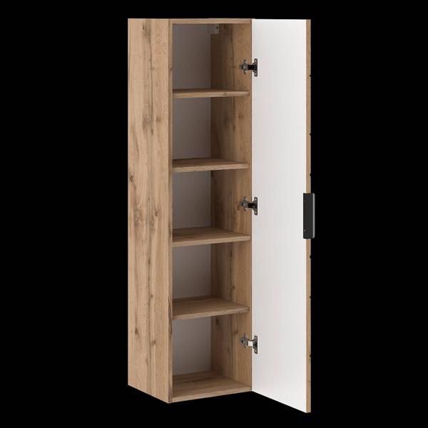 WOOD-03 - Słupek Wysoki 1-drzwiowy 130cm Dąb Wotan