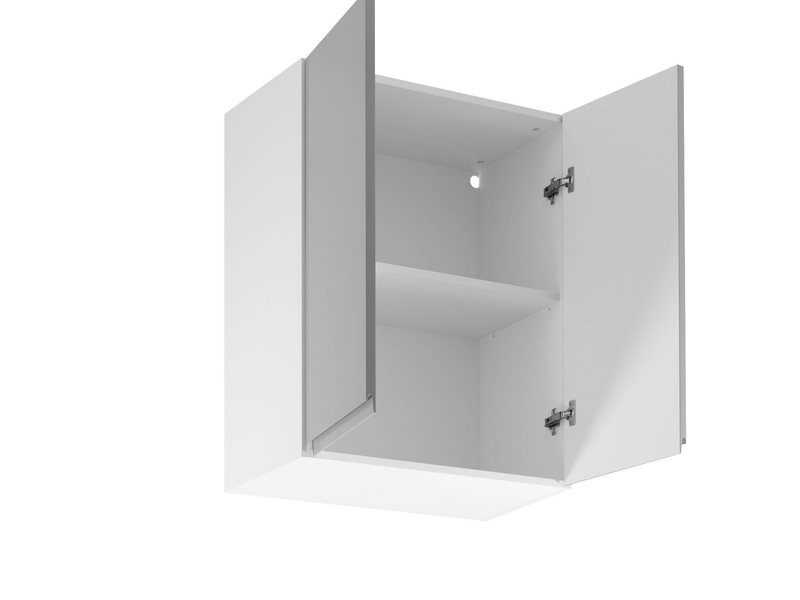 Szafka Kuchenna Górna 1-drzwiowa G60 Aspen Grey Szary Połysk