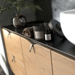 Oristo Szafka Niska SIENA UNI 40 cm Jasne Drewno