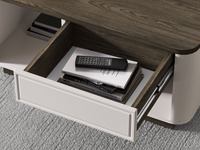 Ławostół Stolik Kawowy 1S VILAVIO 06 Dąb Windmill Dark Cashmere