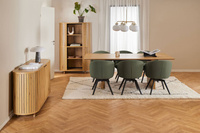 Actona Krzesło Do Jadalni z Podłokietnikiem Darlene Zielony