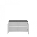 Merano MEOG03 - Szafka Na Buty 2-drzwiowa Niska Biała