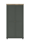 Evora S Szafa 2-drzwiowa Zielony / Dąb Lefkas